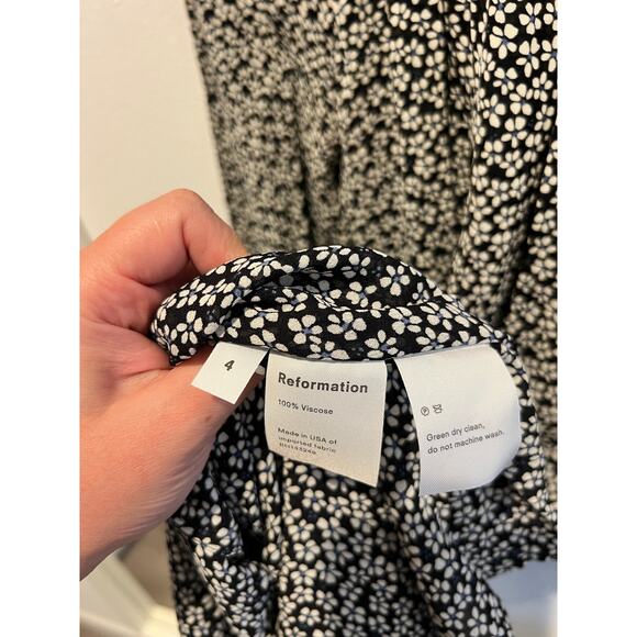 Reformation Georgina Midi Dress Ansel size 4 - Picture 5 of 11